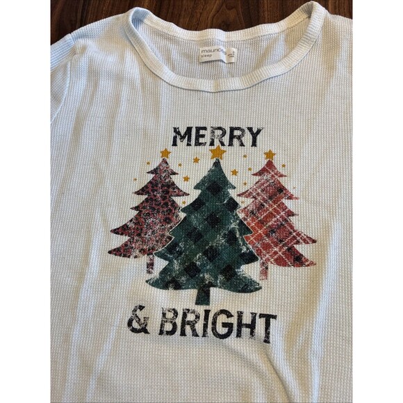 MAURICES SLEEP WOMENS “MERRY&BRIGHT” Sleep Set Size Small - Picture 3 of 8